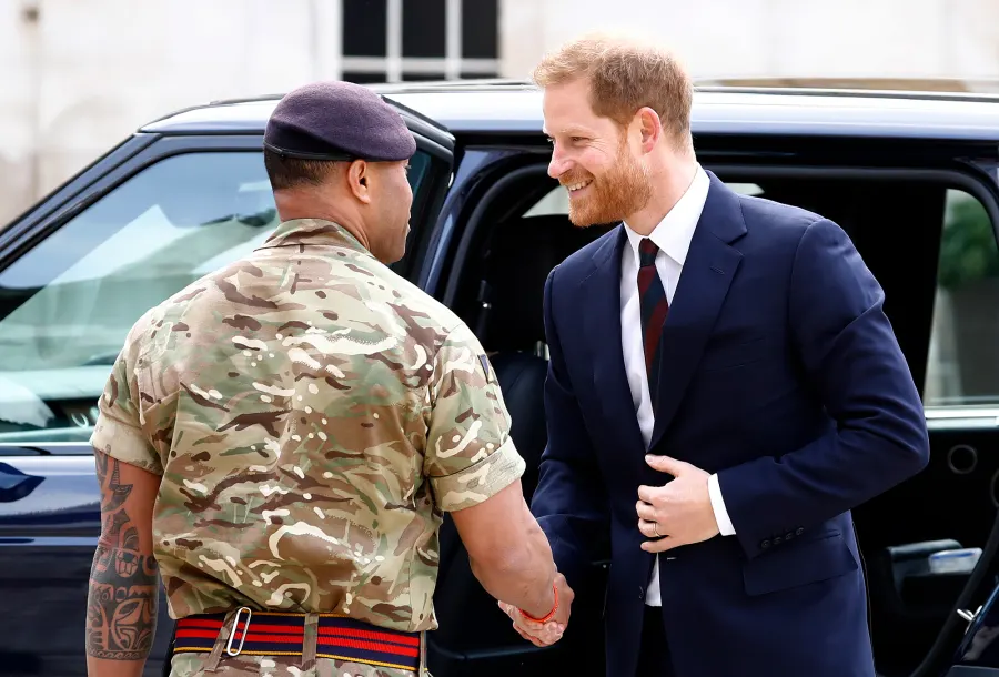 Prince Harry Attends Curry Lunch With Veterans, Says He's 'Very Excited' to Meet Baby Sussex