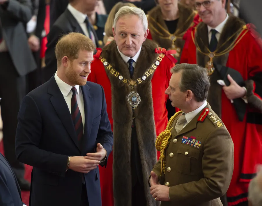 Prince Harry Attends Curry Lunch With Veterans, Says He's 'Very Excited' to Meet Baby Sussex