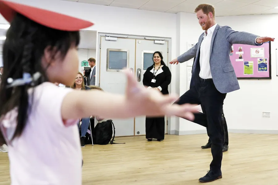Prince Harry Ballet Class
