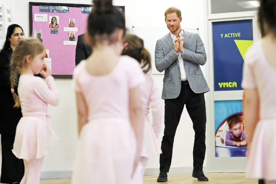 Prince Harry Ballet Class