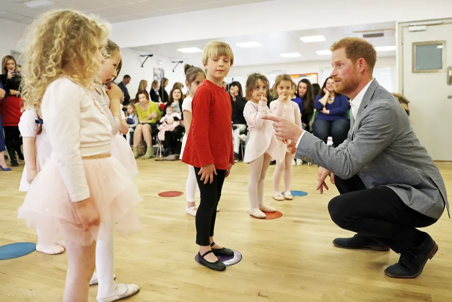 Prince Harry Ballet Class