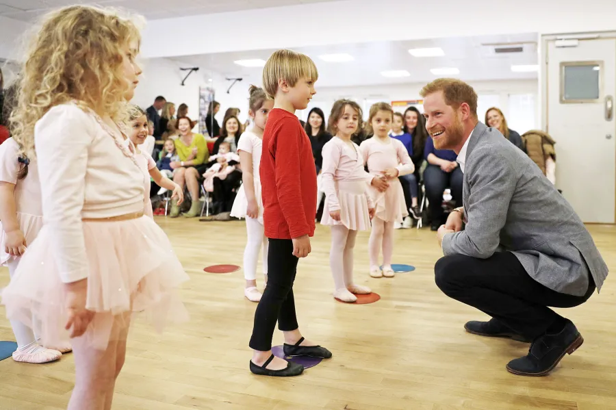 Prince Harry Ballet Class
