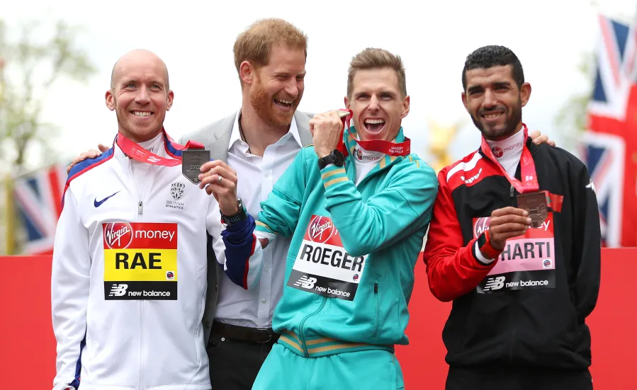Prince Harry attends 2019 Virgin Money London Marathon