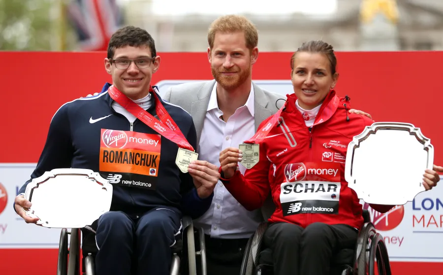 Prince Harry attends 2019 Virgin Money London Marathon