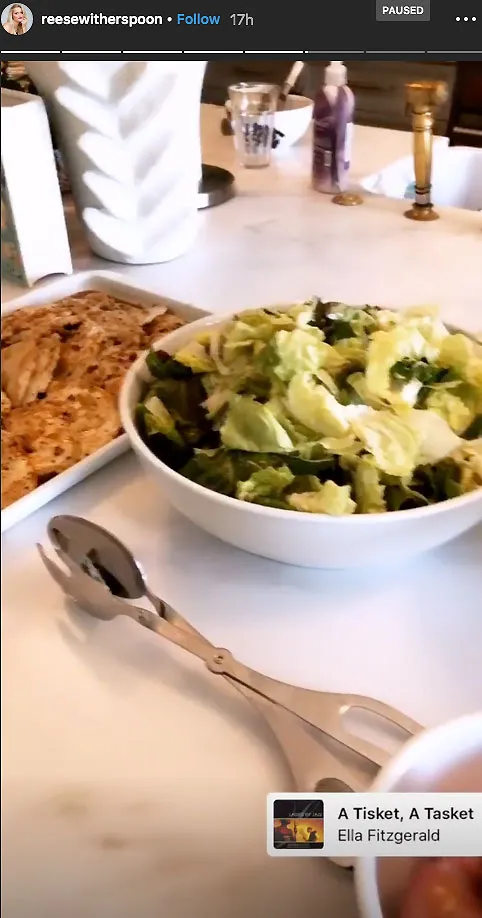 Reese Witherspoon Instagram Story Easter