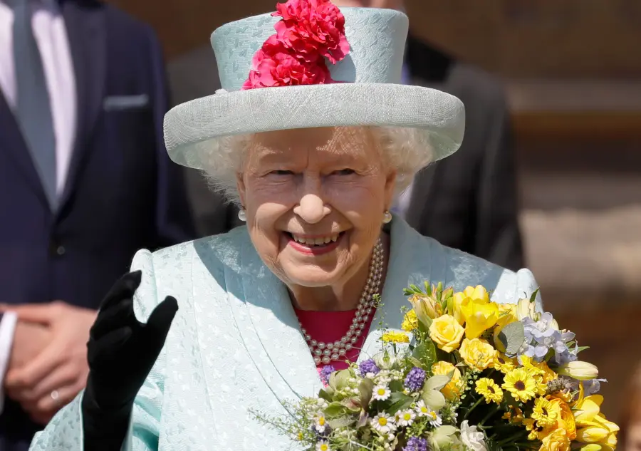 Queen Elizabeth II Royal Family Celebrate Easter