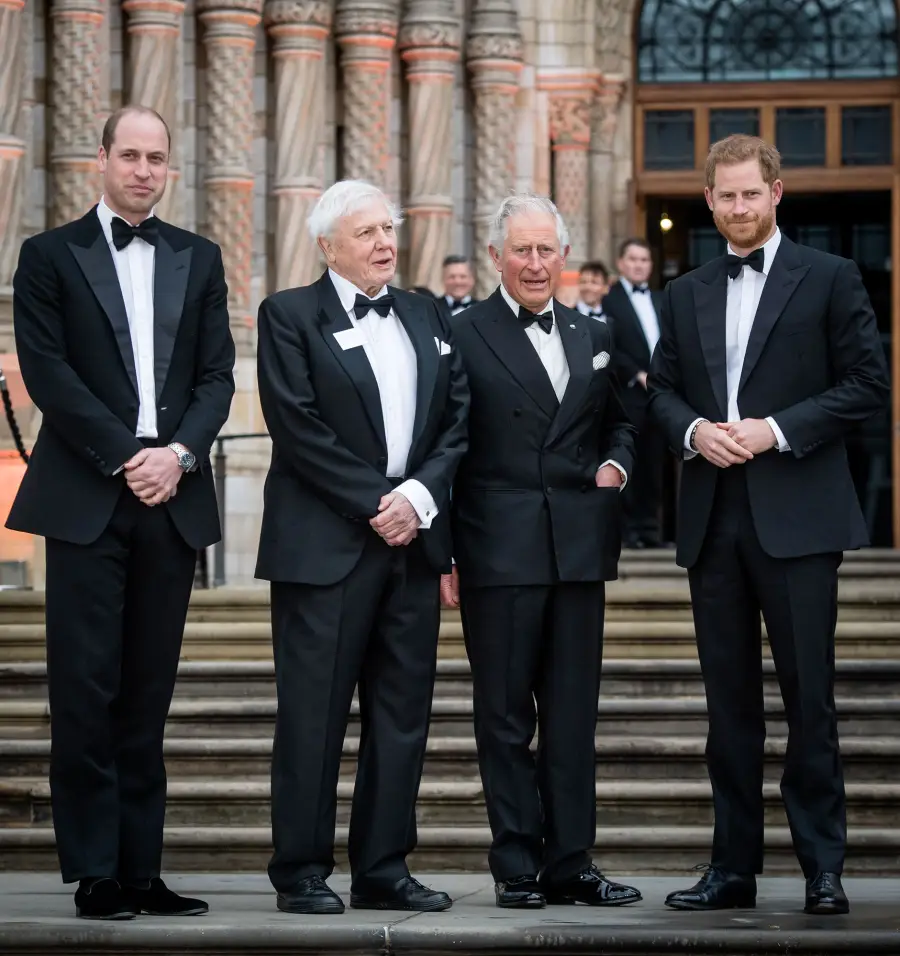 Royal Trio! Prince Charles, Prince William and Prince Harry Step Out Together for Rare Photo