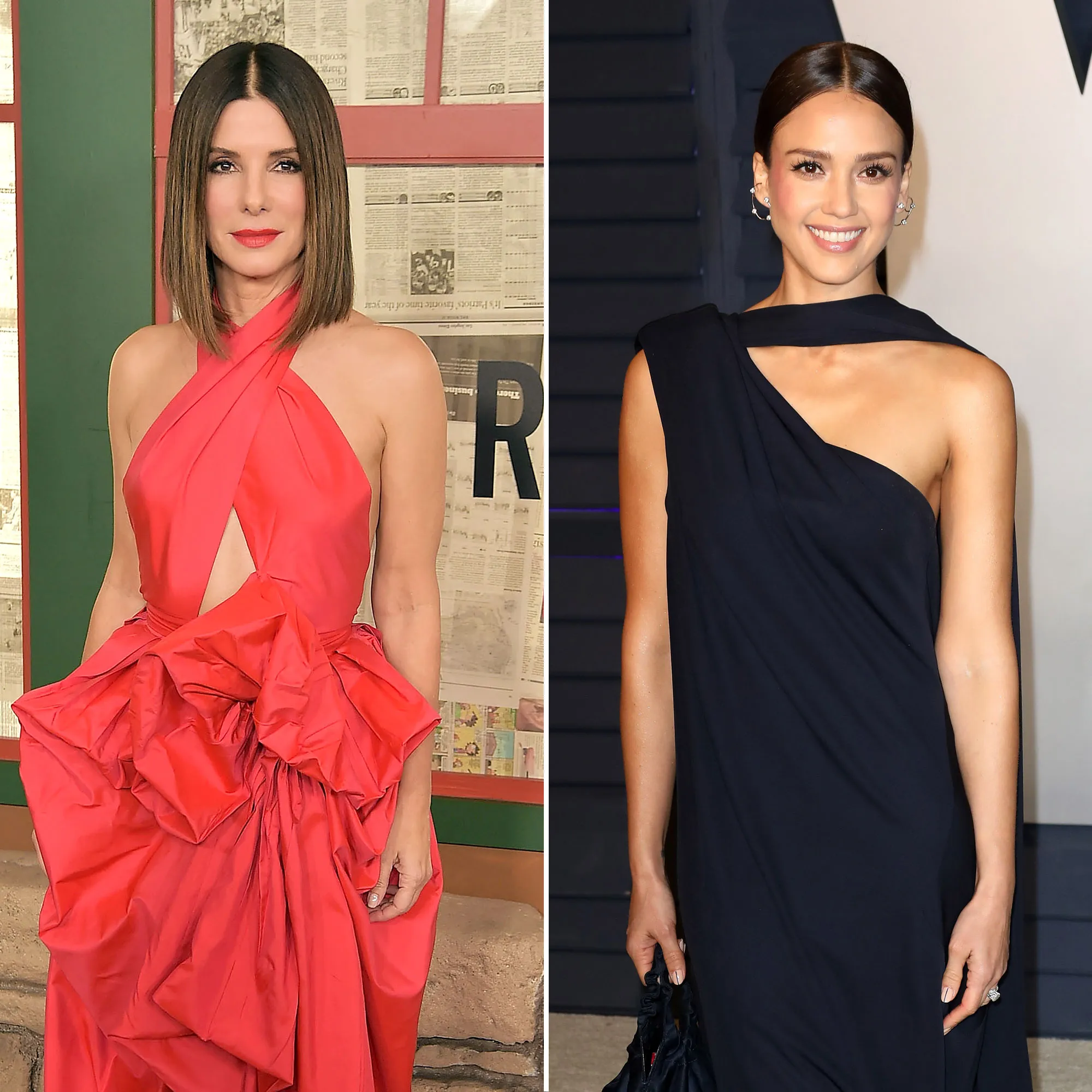 Sandra Bullock and Jessica Alba Good Art HLYWD