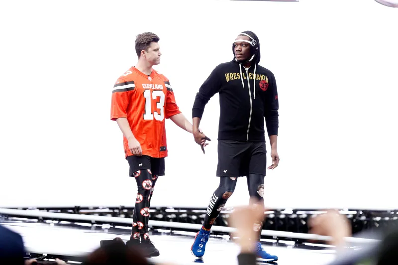 Saturday Night Live's Colin Jost and Michael Che Make WWE Debut