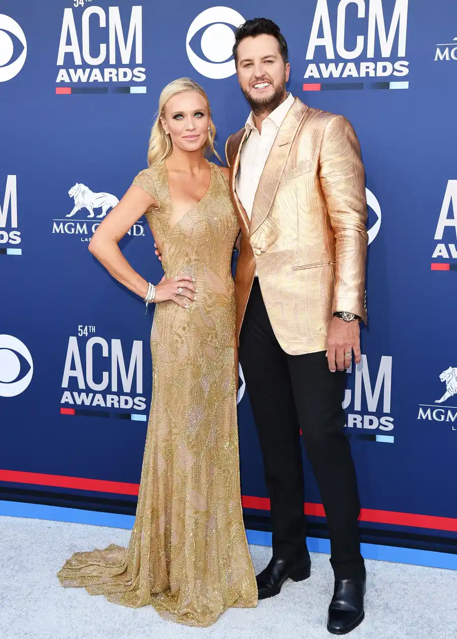 Caroline Boyer and Luke Bryan Smoking Hot Couples Style at the ACMs