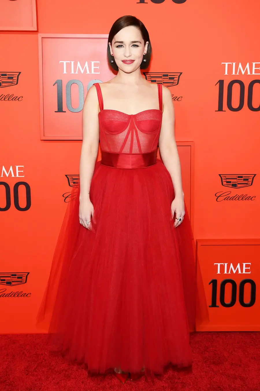Emilia Clarke Time 100 Red Carpet