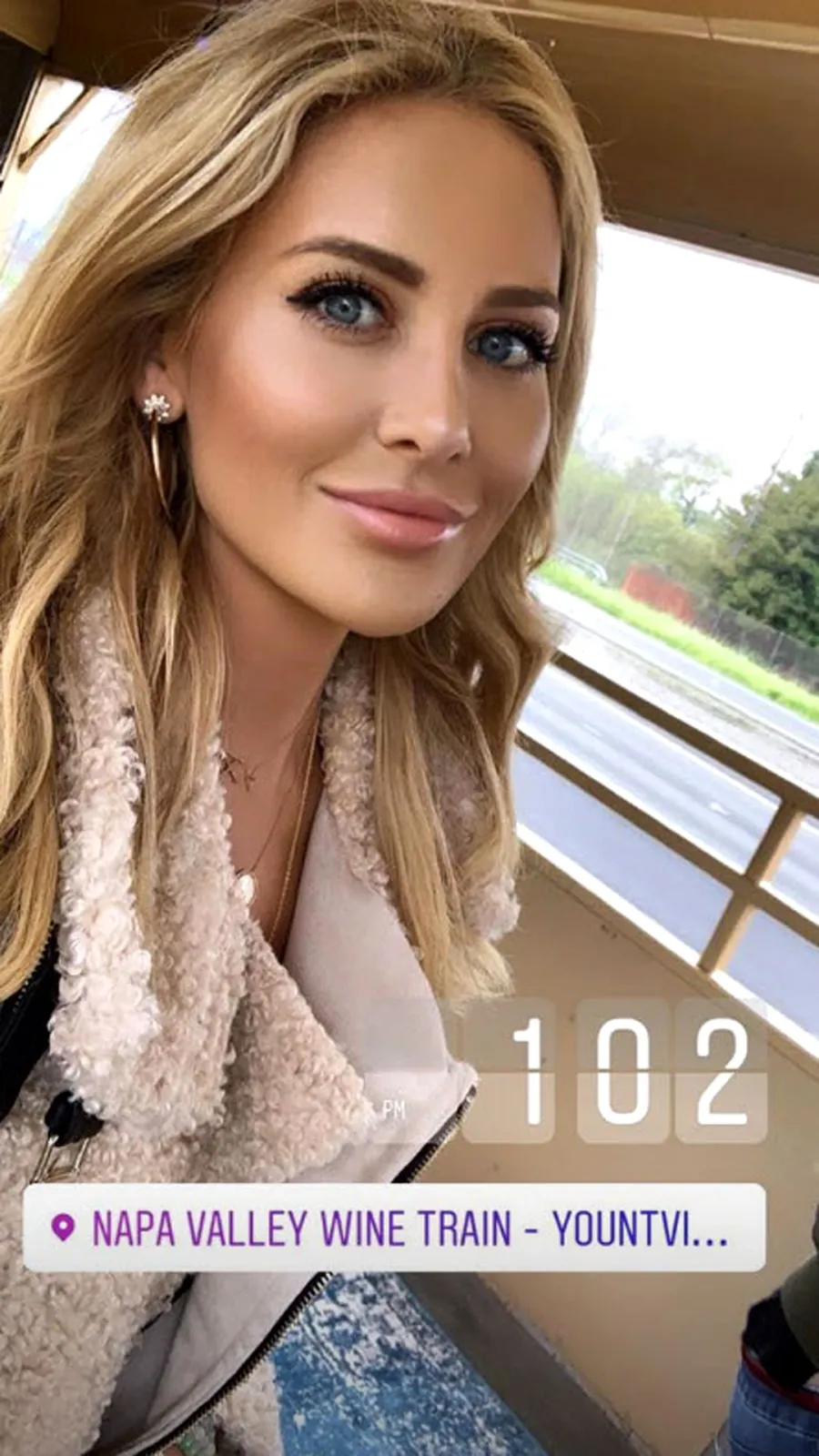 Stephanie Pratt and Derek Peth in Napa