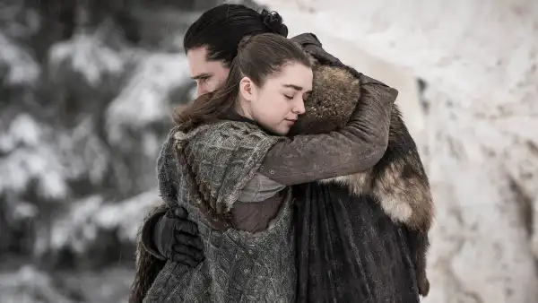 game of thrones got Maisie Williams as Arya Stark and Kit Harington as Jon Snow hair