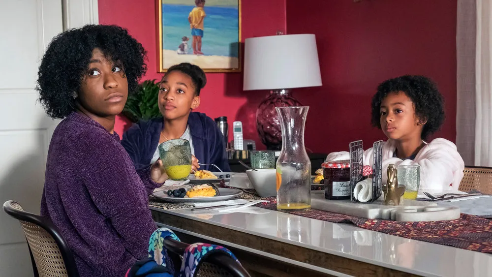Lyric Ross as Deja, Eris Baker as Tess, Faithe Herman as Annie on This Is Us