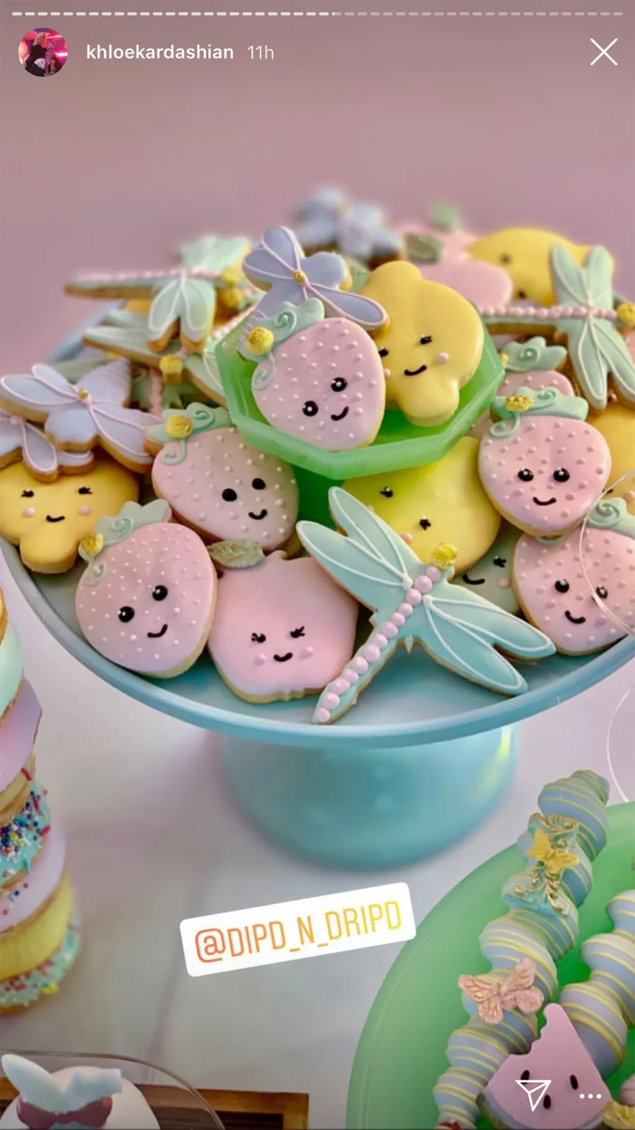 True Thompson Birthday Food