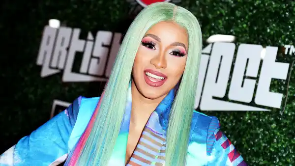 Cardi B coachella 2019 Swisher Sweets Awards rainbow hair wig
