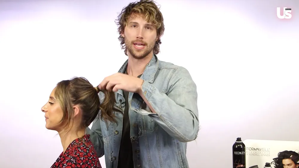 Hairstylist Chad Wood coachella hair