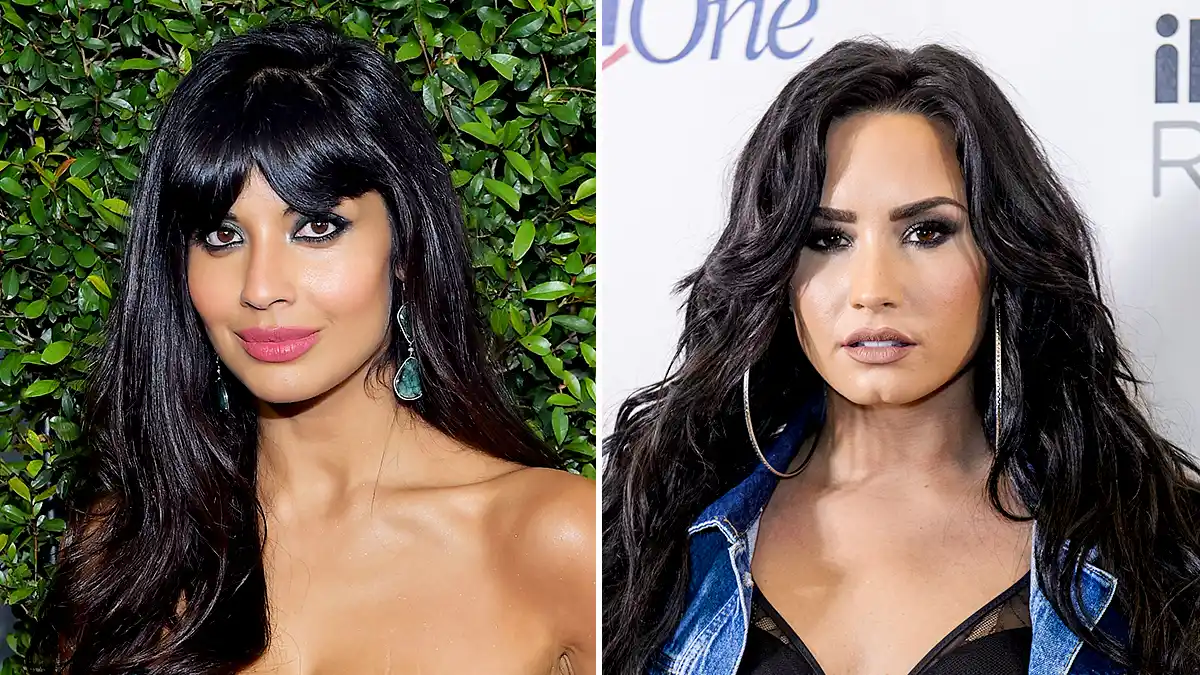 Jameela Jamil and Demi Lovato