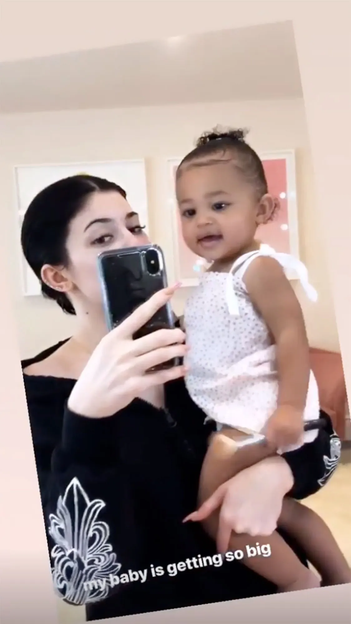 Kylie Jenner Posted an Instagram Story of Stormi Webster Proving Like Mother, Like Daughter