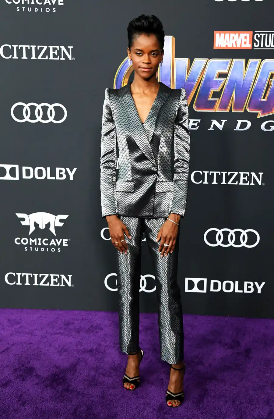 Letitia Wright Avengers Premiere