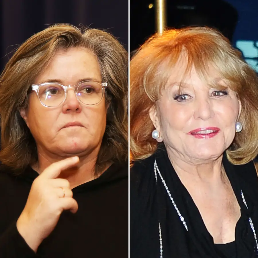 Rosie O'Donnell Barbara Walters She's 'Too Old'! Feuds, Friendships and More Shocking Revelations from 'The View' Tell-All