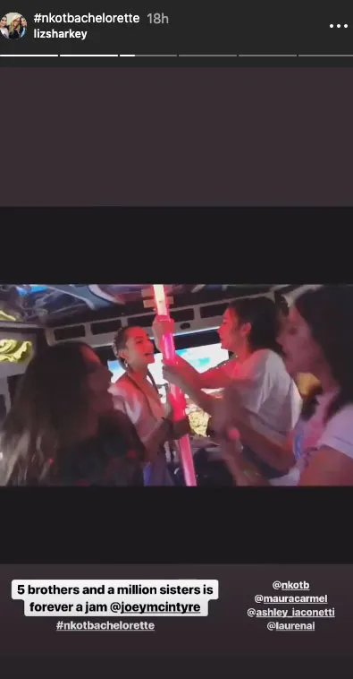 Ashley Ianconetti Celebrates Bachelorette Party at New Kids on the Block Concert