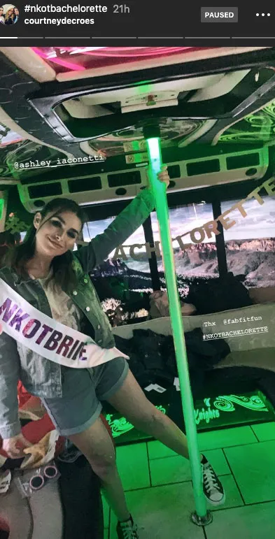 Ashley Ianconetti Celebrates Bachelorette Party at New Kids on the Block Concert