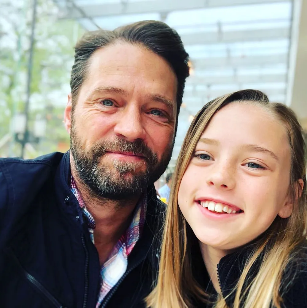 Jason Priestley and his daughter Ava Priestley 90210 School Dance