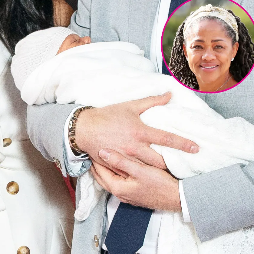 Baby Sussex Archie Meets Doria Ragland