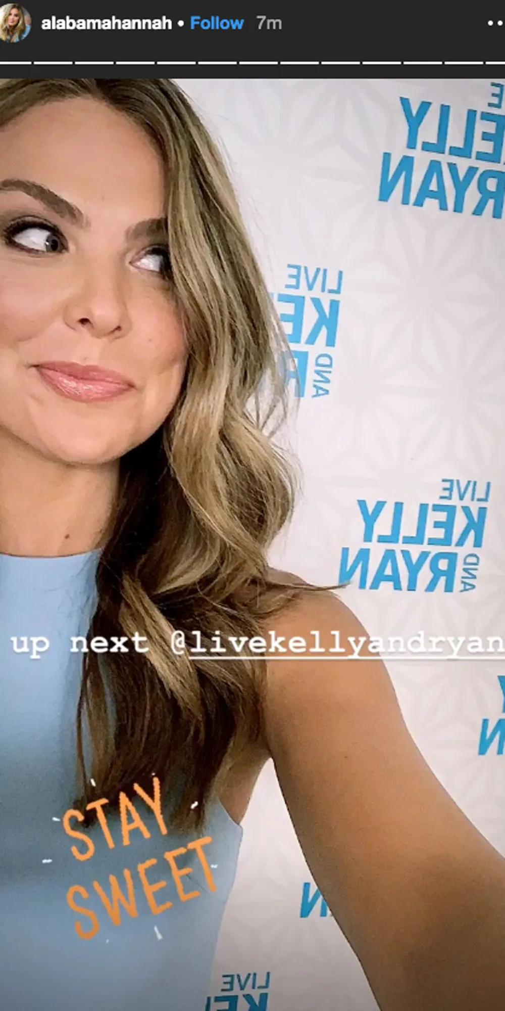 Bachelorette Hannah Brown on &lsquo;Live With Kelly and Ryan&rsquo; After Diss Selfie