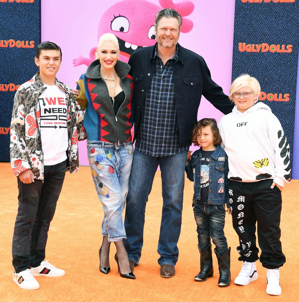 Blake-Shelton-Gwen-Stefani-with-sons