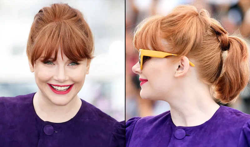 Bryce Dallas Howard Cannes Film Festival Real Real Consignment Purple Dress