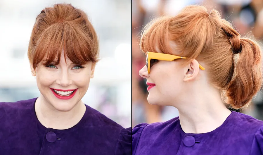 Bryce Dallas Howard Cannes Film Festival Real Real Consignment Purple Dress