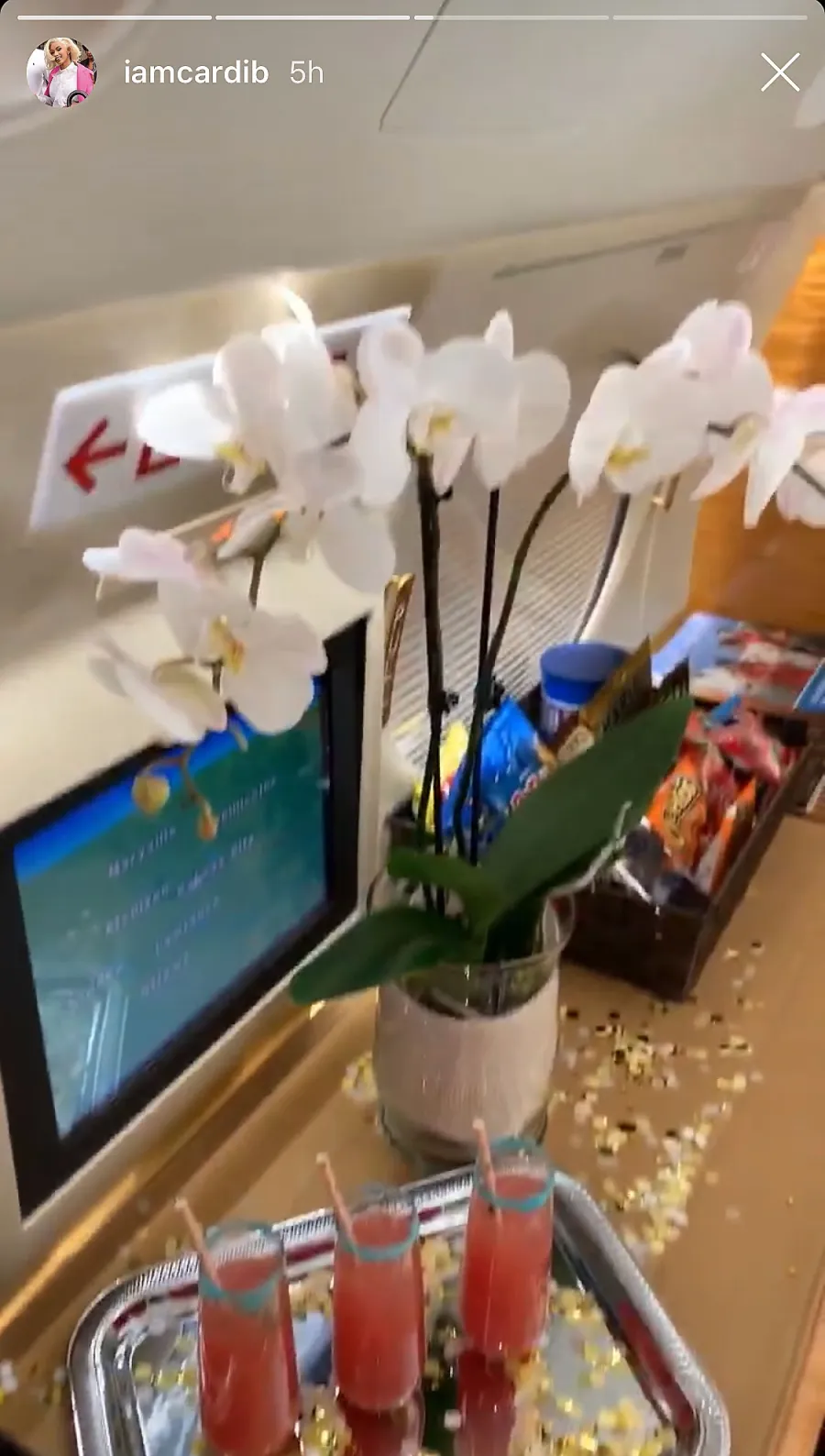 Cardi B Instagram Cinco de Mayo Meals