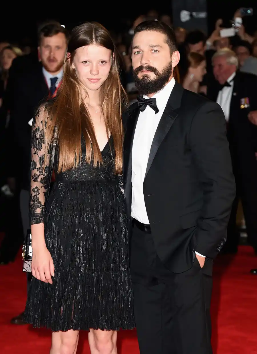 Mia Goth and actor Shia LeBeouf vegas wedding