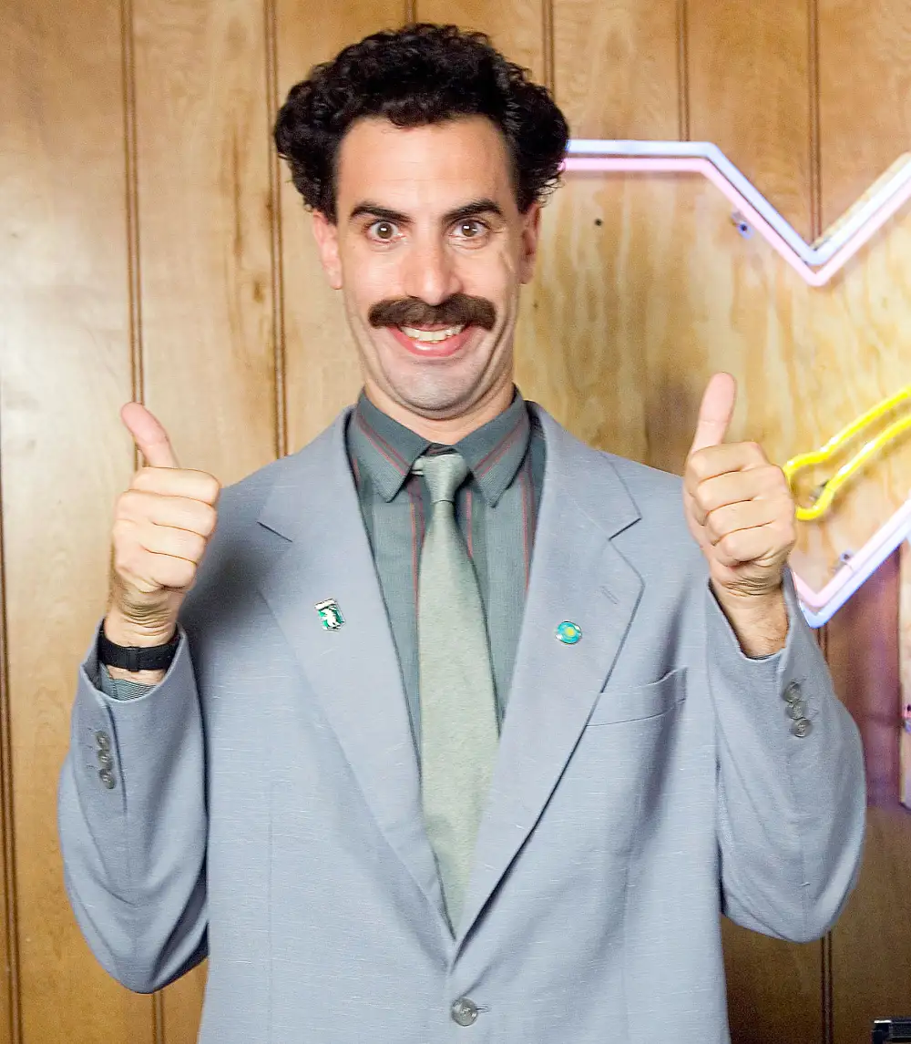 Charlize Theron Borat Laughing Hospital Late Night with Seth Meyers