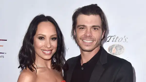Cheryl Burke and Matthew Lawrence Matching Bathrobes