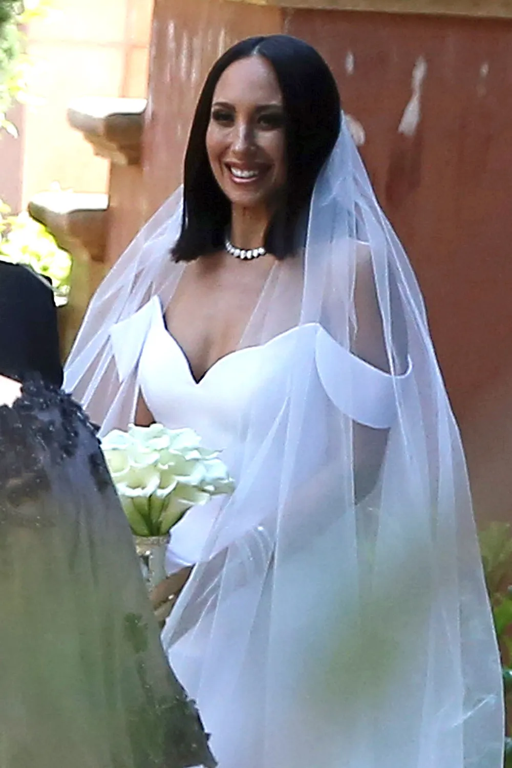 Cheryl Burke at her wedding to Matthew Lawrence