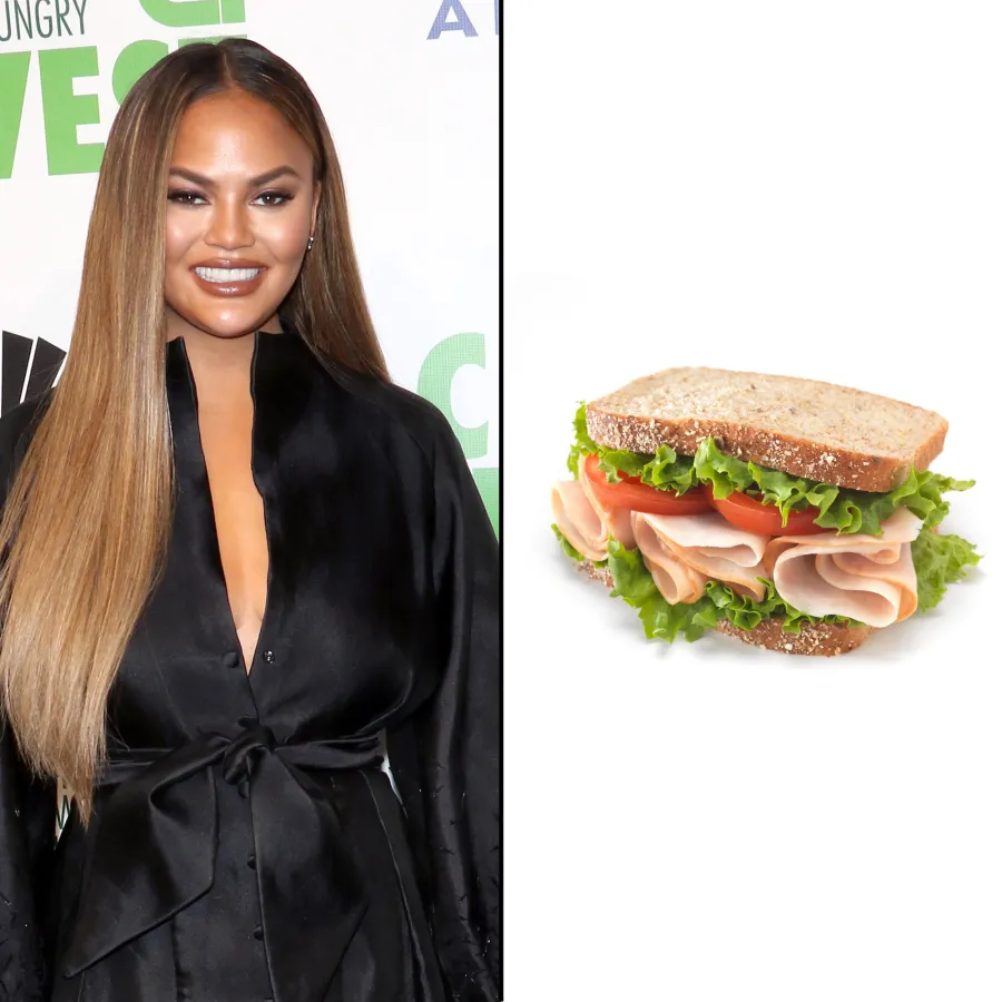 Chrissy Teigen Addicted to Sandwhich