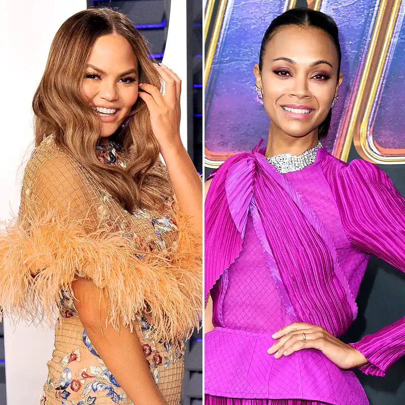 Chrissy-Teigen,-Zoe-Saldana-Mothers-Day