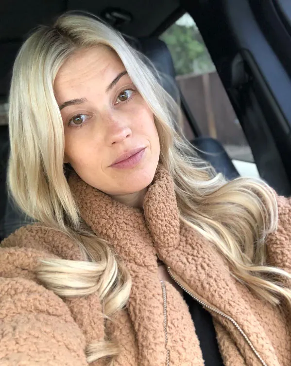 Christina Anstead Pregnant Makeup Free