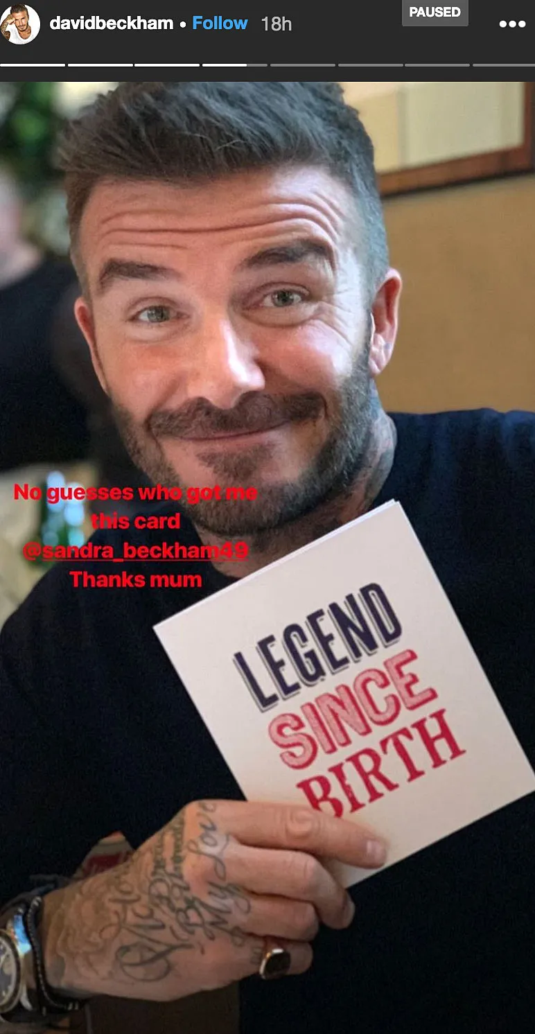 David Beckham Birthday Party