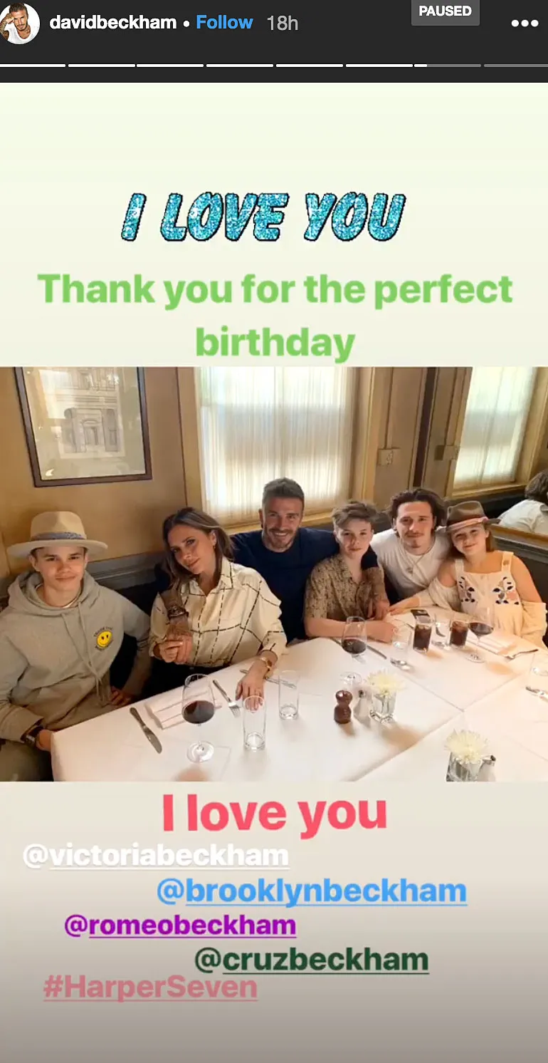 David Beckham Birthday Party