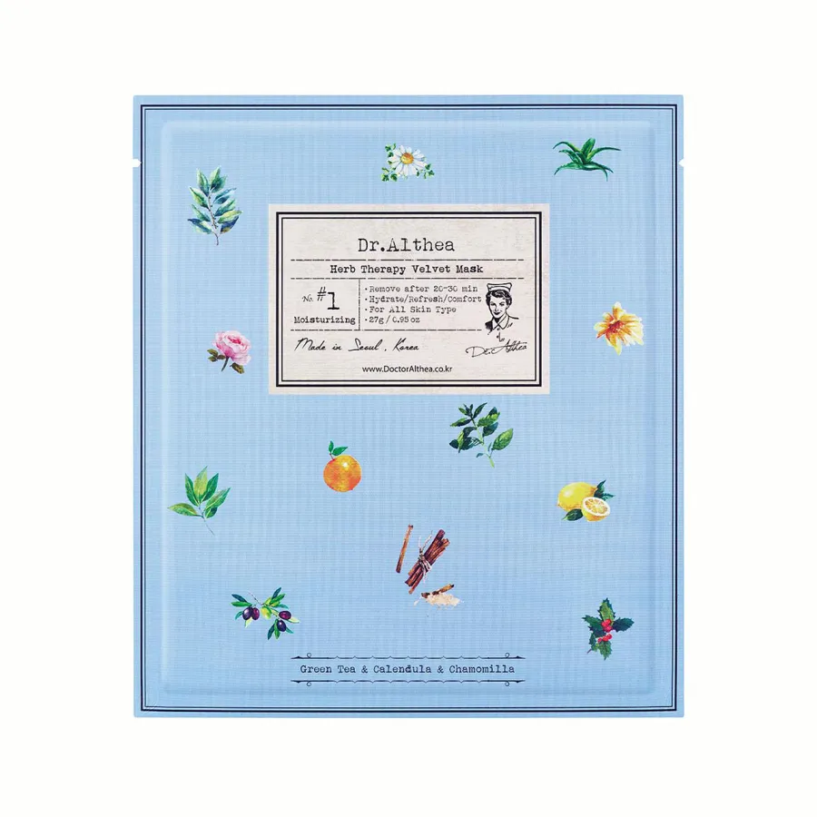 Dr Althea Herb Therapy Velvet Face Sheet Mask