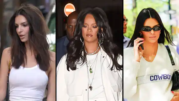 Emily Ratajkowski Rihanna Kendall Jenner Memorial Day White