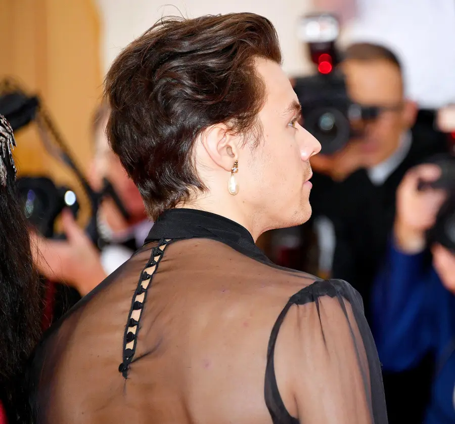 Harry Styles Met Gala 2019 Sheer Blouse