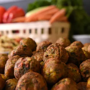 IKEA's Vegan 'meatballs' in Brussels.