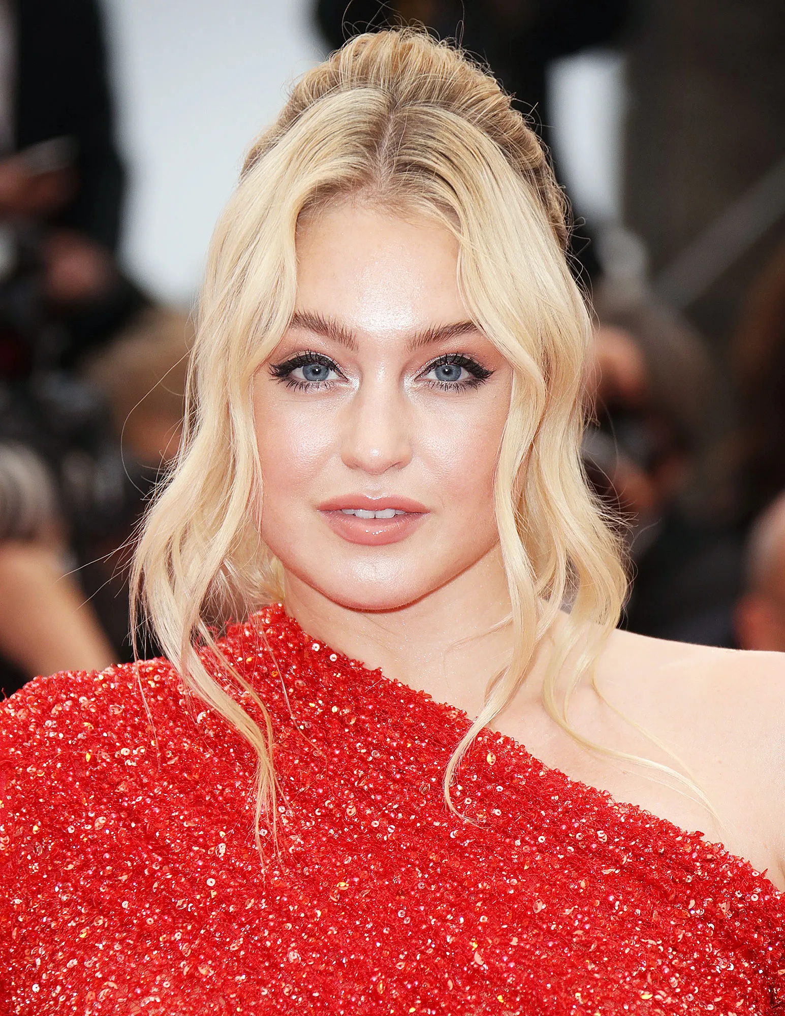 Iskra Lawrence Warm Goddess Look Cannes Film Festival