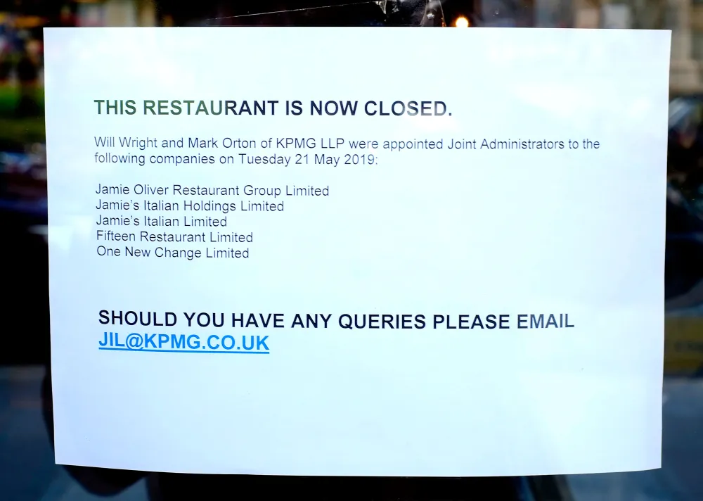 Jamie Oliver Devastated Restaurant Empire Nearing End