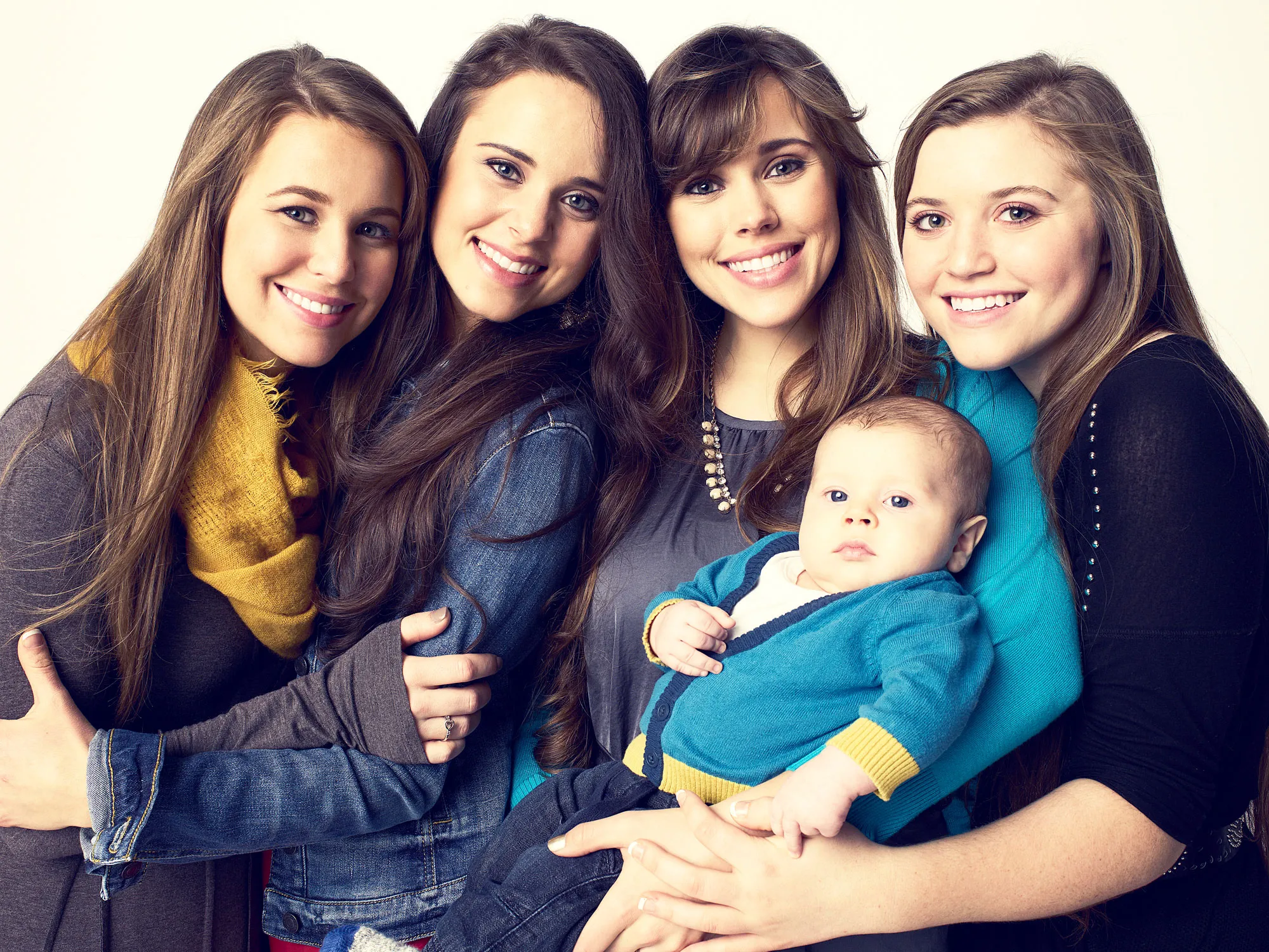 Jana, Jinger, Jessa Seewald, Spurgeon Seewald and Joy Anna